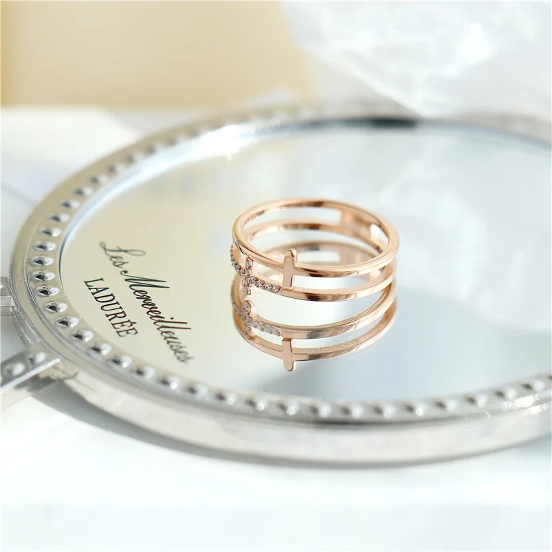 Divine Cross Ring